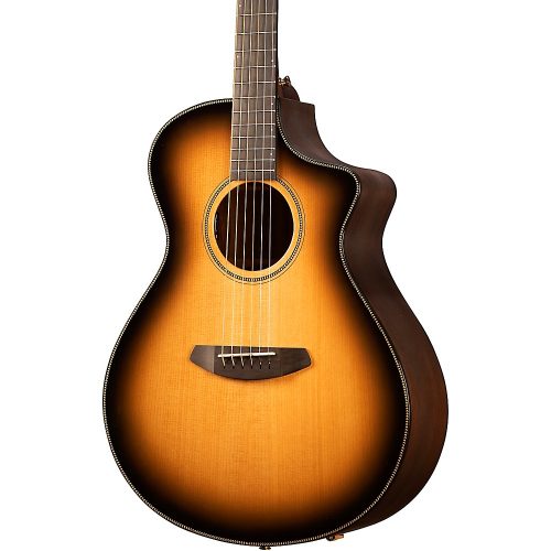 Breedlove Oregon Sitka Spruce-Myrtlewood Cutaway Concert Acoustic-Electric Guitar Saddleback