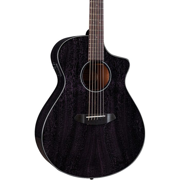 Breedlove Rainforest S African Mahogany Concert Acoustic-Electric Guitar Orchid