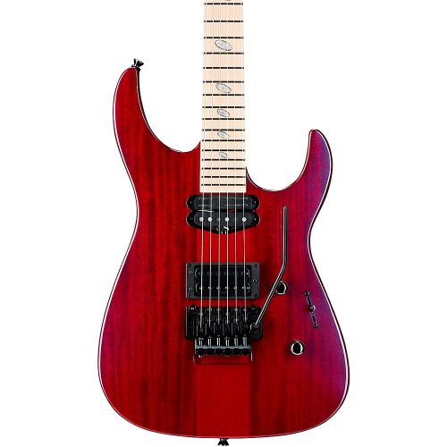 Caparison Guitars Dellinger Prominence MF Electric Guitar Transparent Spectrum Red