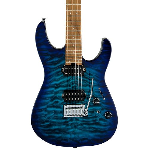 Charvel Pro-Mod DK24 HH 2PT CM QM Electric Guitar Chlorine Burst