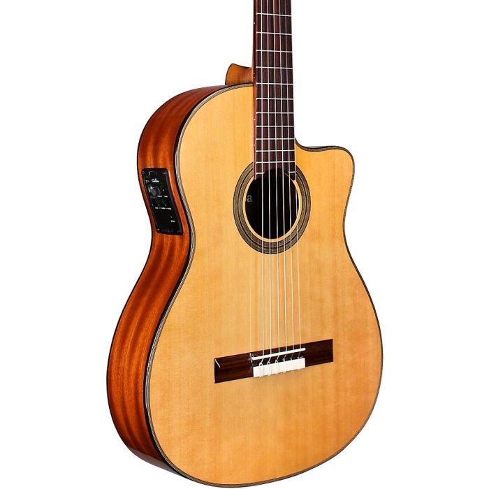 Cordoba 12 Natural Cedar Top Classical Acoustic-Electric Guitar Natural