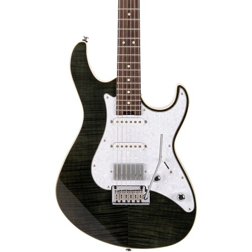 Cort G280 Select Flame Top Electric Guitar Transparent Black