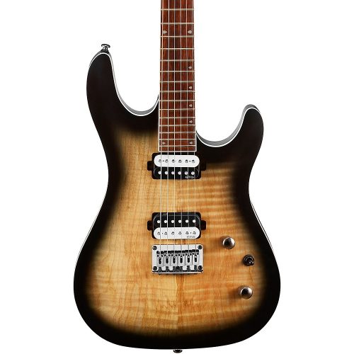 Cort KX Series Open Pore 6 String Electric Guitar Open Pore Raw Burst