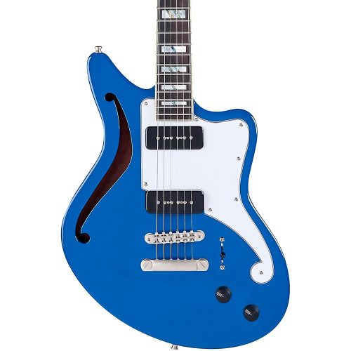 D'Angelico DAngelico Deluxe Bedford SH Limited-Edition Semi-Hollow Electric Guitar Sapphire