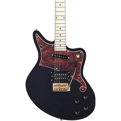D'Angelico DAngelico Deluxe Series Bedford Electric Guitar with Tremolo Tailpiece Black