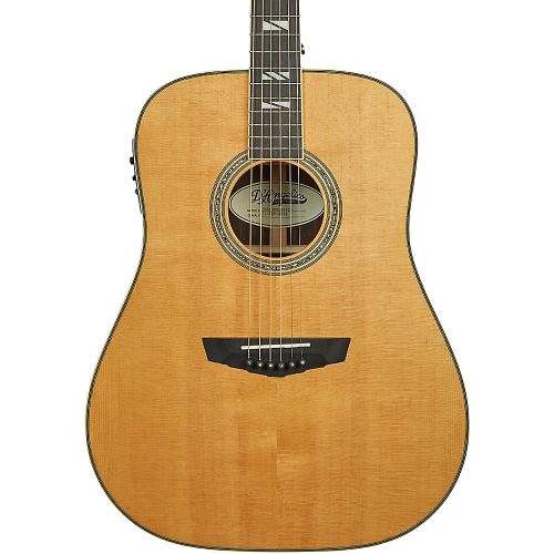 D'Angelico Excel Lexington Dreadnought Acoustic-Electric Guitar Vintage Natural