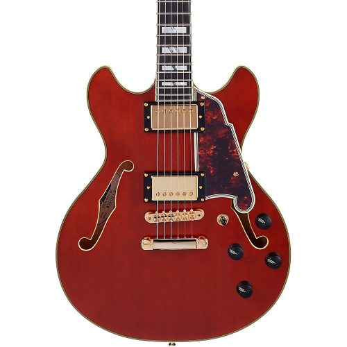 D'Angelico Excel Mini DC Semi-Hollow Electric Guitar Viola
