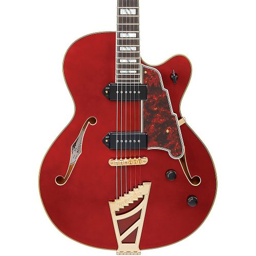 D'Angelico Excel Series 59 Hollow Body Electric Guitar With USA Seymour Duncan P-90s and Stairstep Tailpiece Viola