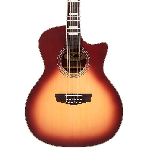 D'Angelico Premier Fulton 12-String Grand Auditorium Acoustic-Electric Guitar Iced Tea Burst