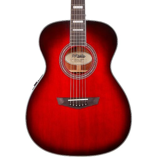 D'Angelico Premier Series Tammany Orchestra Acoustic-Electric Guitar Trans Black Cherry Burst