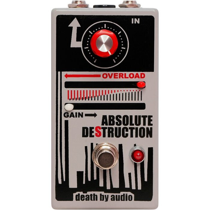 DEATH BY AUDIO Absolute Destruction Overloading Power Amplifier Distortion Effects Pedal Gray