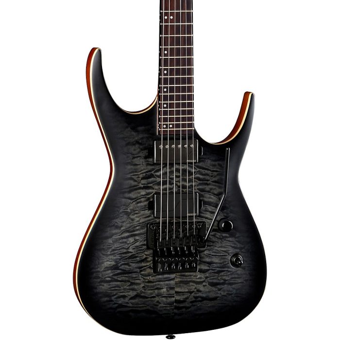 Dean Exile Select Neck-Thru Archtop Electric Guitar Satin Black Burst