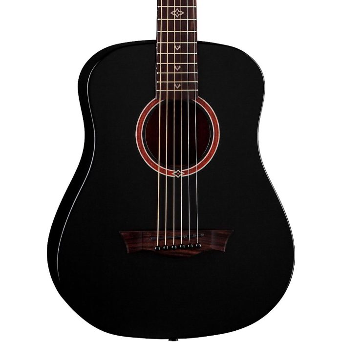 Dean Flight Series Travel Acoustic Guitar Satin Black