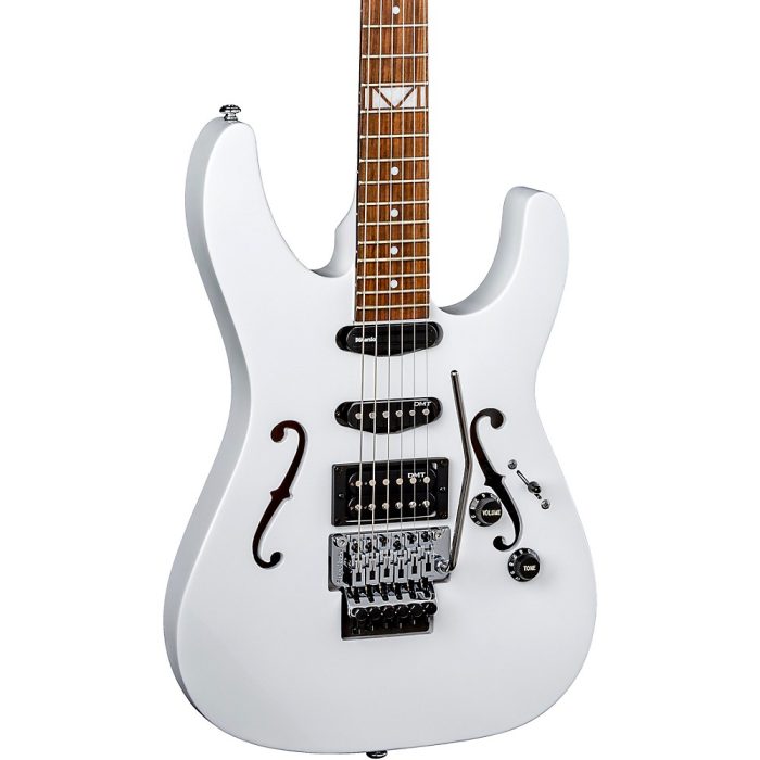 Dean Vinnie Moore Semi-Hollow Body Guitar Classic White
