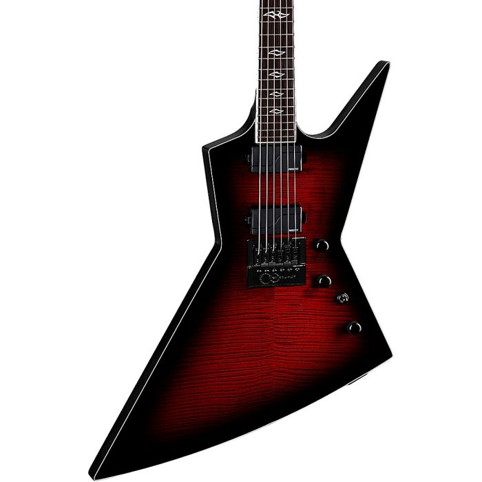 Dean Zero Select Evertune Fluence Electric Guitar Black Cherry Burst