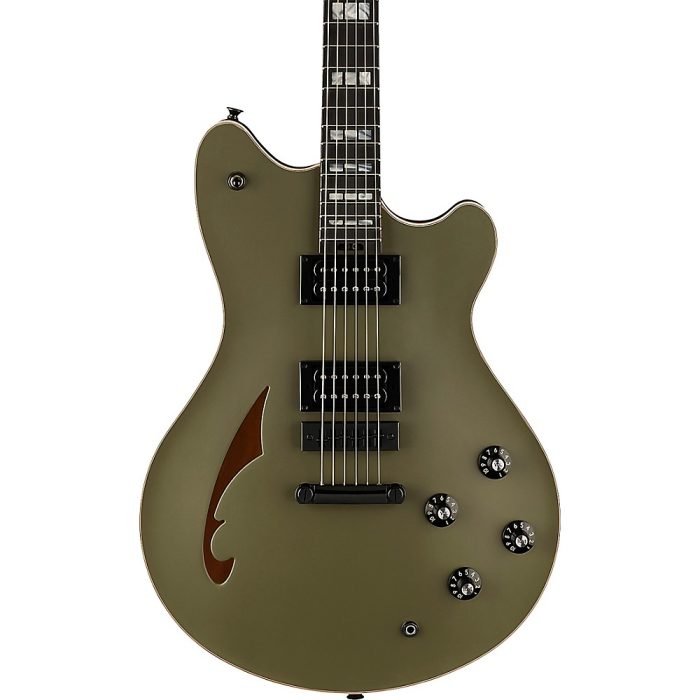 EVH SA126 Special Semi-Hollow Electric Guitar Matte Army Drab