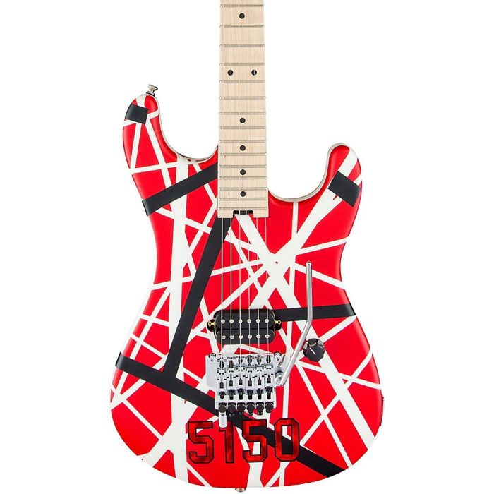 EVH Striped Series 5150 Electric Guitar Red