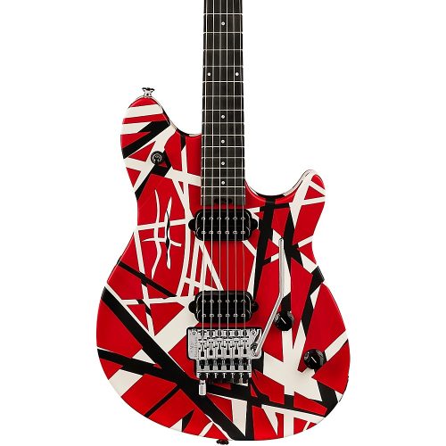 EVH Wolfgang Special Satin Striped Electric Guitar Satin Red