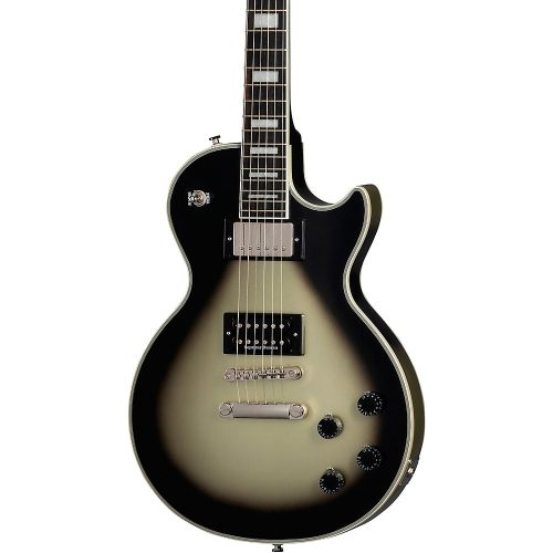 "Epiphone Adam Jones Les Paul Custom Art Collection: Korin Faught's ""Sensation"" Electric Guitar Antique Silverburst"