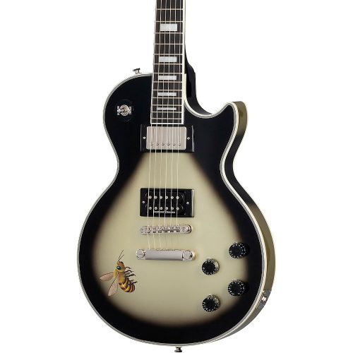 "Epiphone Adam Jones Les Paul Custom Art Collection: Mark Ryden's ""Queen Bee"" Electric Guitar Antique Silverburst"