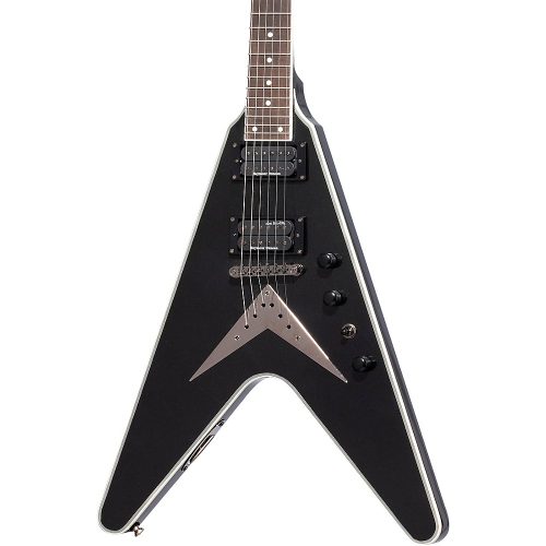 Epiphone Dave Mustaine Flying V Custom Electric Guitar Black Metallic