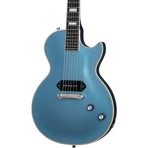 "Epiphone Jared James Nichols ""Blues Power"" Les Paul Custom Electric Guitar Aged Pelham Blue"