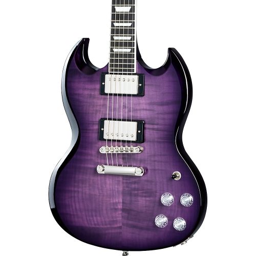 Epiphone SG Modern Figured Electric Guitar Purple Burst