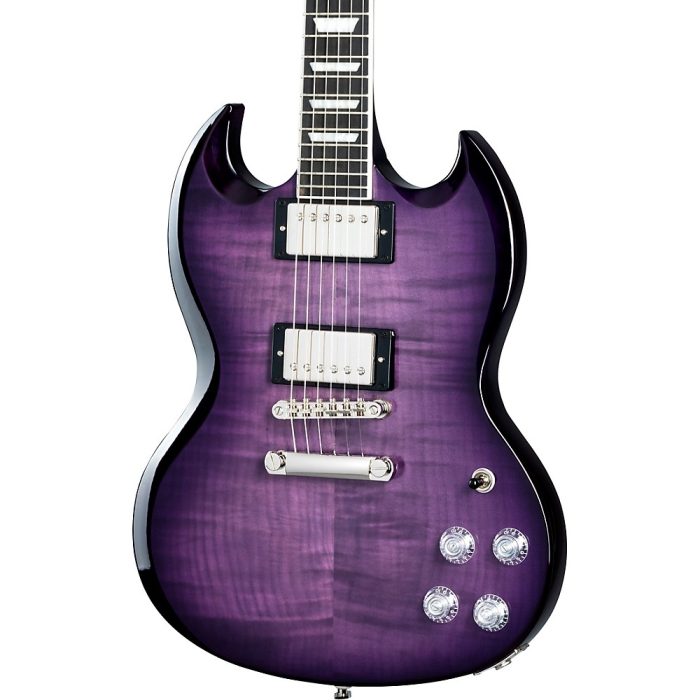 Epiphone SG Modern Figured Electric Guitar Purple Burst