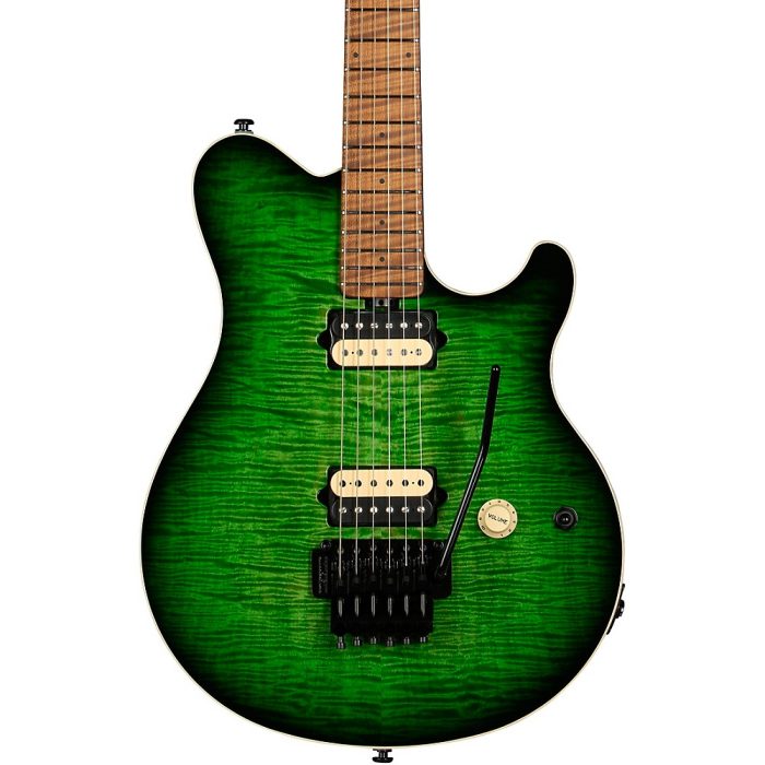 Ernie Ball Music Man Axis Flame Top Electric Guitar Macha