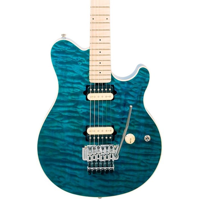 Ernie Ball Music Man Axis Premium One Piece Quilt Top Electric Guitar