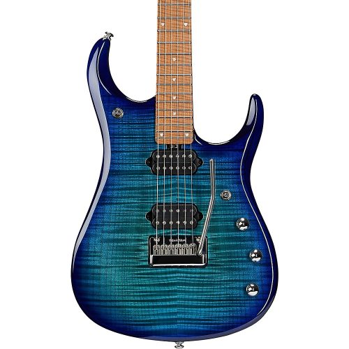 Ernie Ball Music Man JP15 Flamed Maple Top Electric Guitar Cerulean Paradise