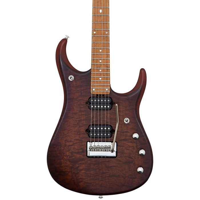 Ernie Ball Music Man JP15 Flamed Maple Top Electric Guitar Sahara Burst