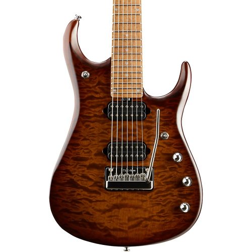 Ernie Ball Music Man JP15 Roasted Quilt Maple Top 7-String Electric Guitar Sahara Burst