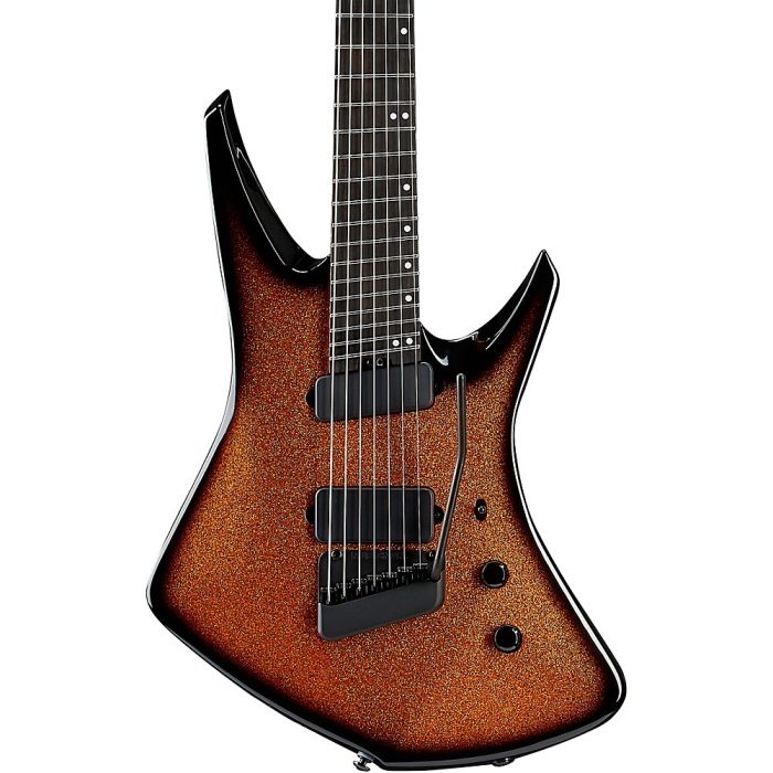 Ernie Ball Music Man Kaizen 7-String Electric Guitar Ember Burst