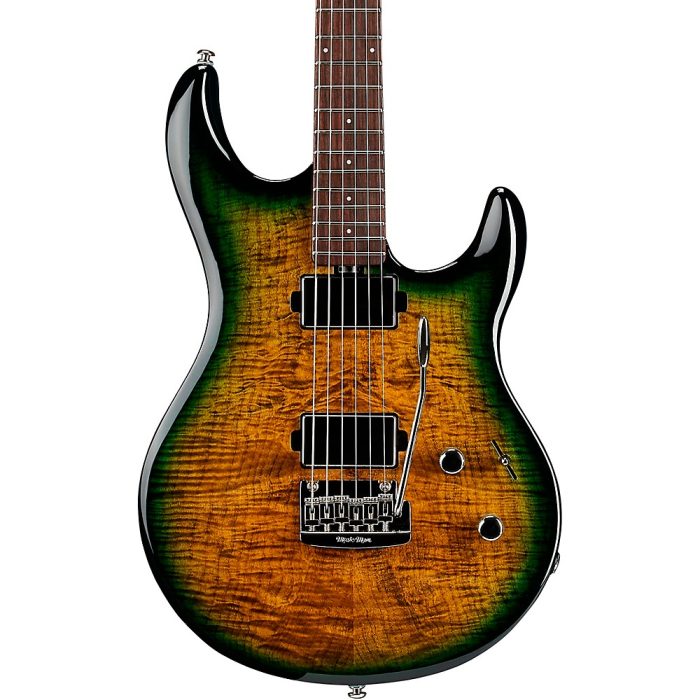 Ernie Ball Music Man Luke 4 HH Maple Top Electric Guitar Gator Burst