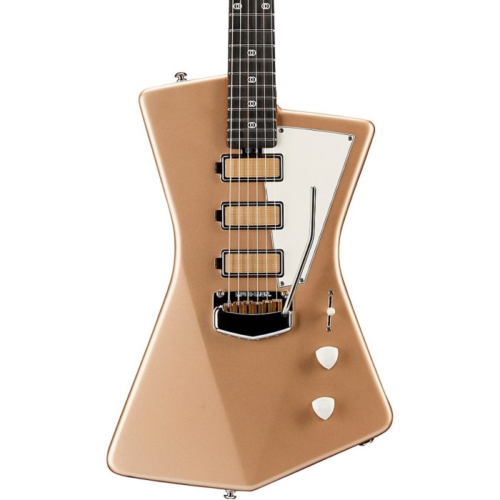 Ernie Ball Music Man St. Vincent Goldie Electric Guitar Cashmere