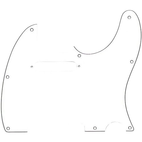 Fender 8 Hole Mount Multi Ply Telecaster Pickguards White