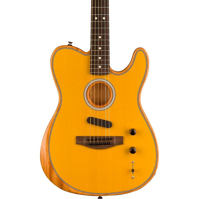Fender Acoustasonic Player Telecaster Acoustic-Electric Guitar Butterscotch Blonde
