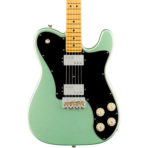 Fender American Professional II Telecaster Deluxe Maple Fingerboard Electric Guitar Mystic Surf Green