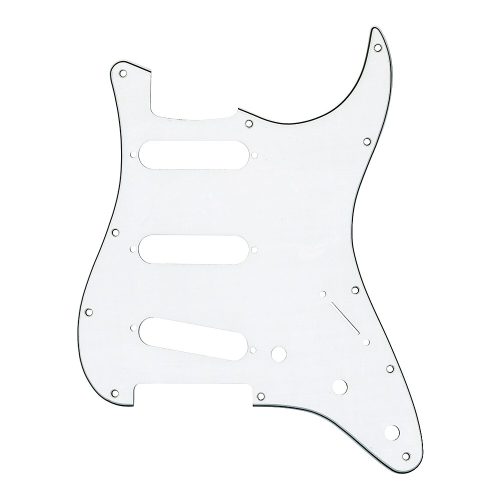 Fender American Standard Strat 11-Hole Pickguard White