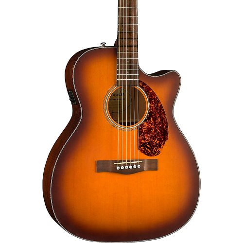 Fender CC-60SCE Concert Limited-Edition Acoustic-Electric Guitar Aged Cognac Burst