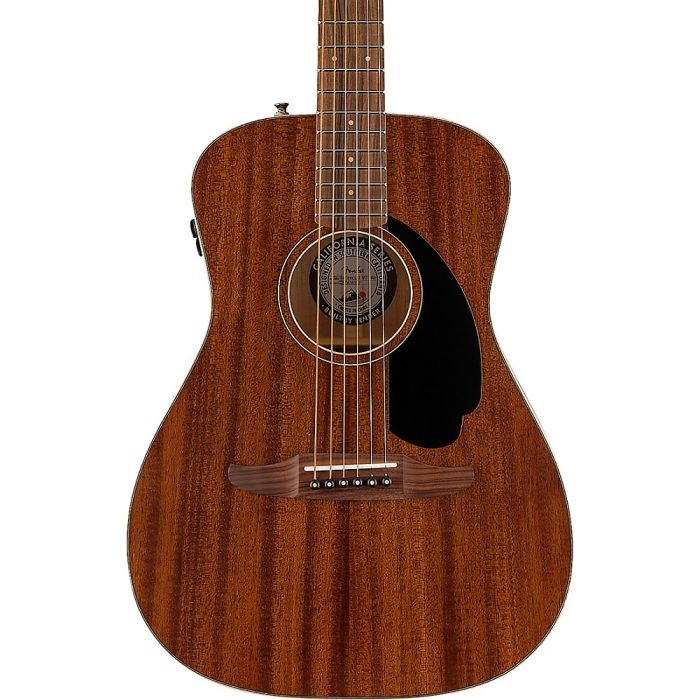 Fender California Malibu Special All-Mahogany Acoustic-Electric Guitar Natural