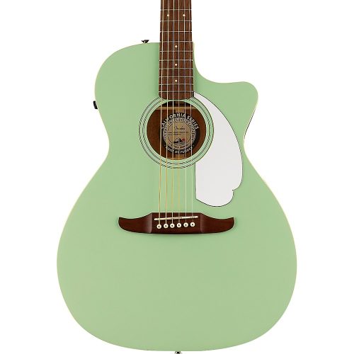Fender California Newporter Player Acoustic-Electric Guitar Surf Green