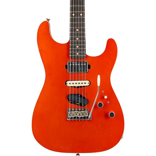 Fender Custom Shop Dealer Select Stratocaster HST Journeyman Electric Guitar Aged Candy Tangerine