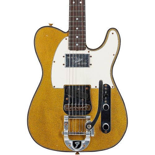 Fender Custom Shop Limited-Edition CuNiFe Telecaster Custom Journeyman Relic Electric Guitar Aged Chartreuse Sparkle