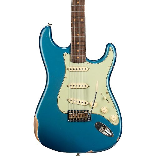 Fender Custom Shop Time Machine Series 1962 Stratocaster Relic Electric Guitar Aged Lake Placid Blue