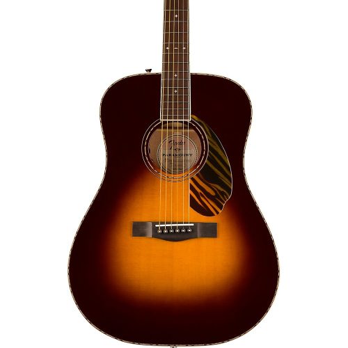 Fender Paramount PD-220E Dreadnought Acoustic-Electric Guitar 3-Color Vintage Sunburst