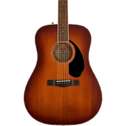 Fender Paramount PD-220E Dreadnought Acoustic-Electric Guitar Aged Cognac Burst