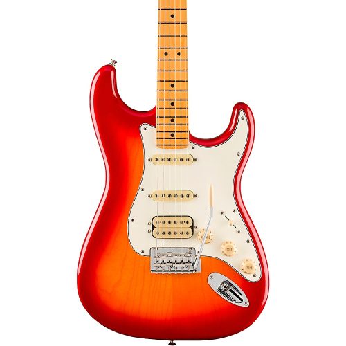 Fender Player II Stratocaster HSS Chambered Ash Ash Body Maple Fingerboard Electric Guitar Aged Cherry Burst