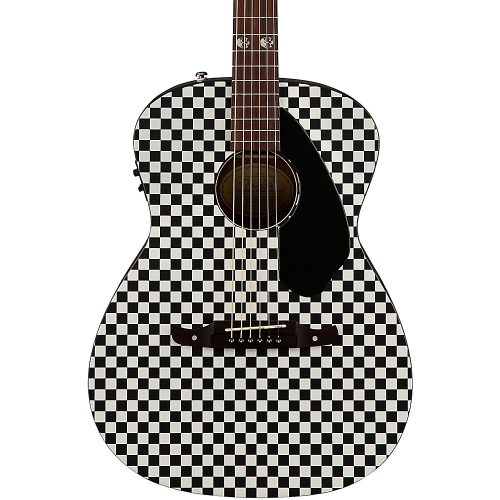 Fender Tim Armstrong Signature Hellcat Acoustic-Electric Guitar Checkerboard